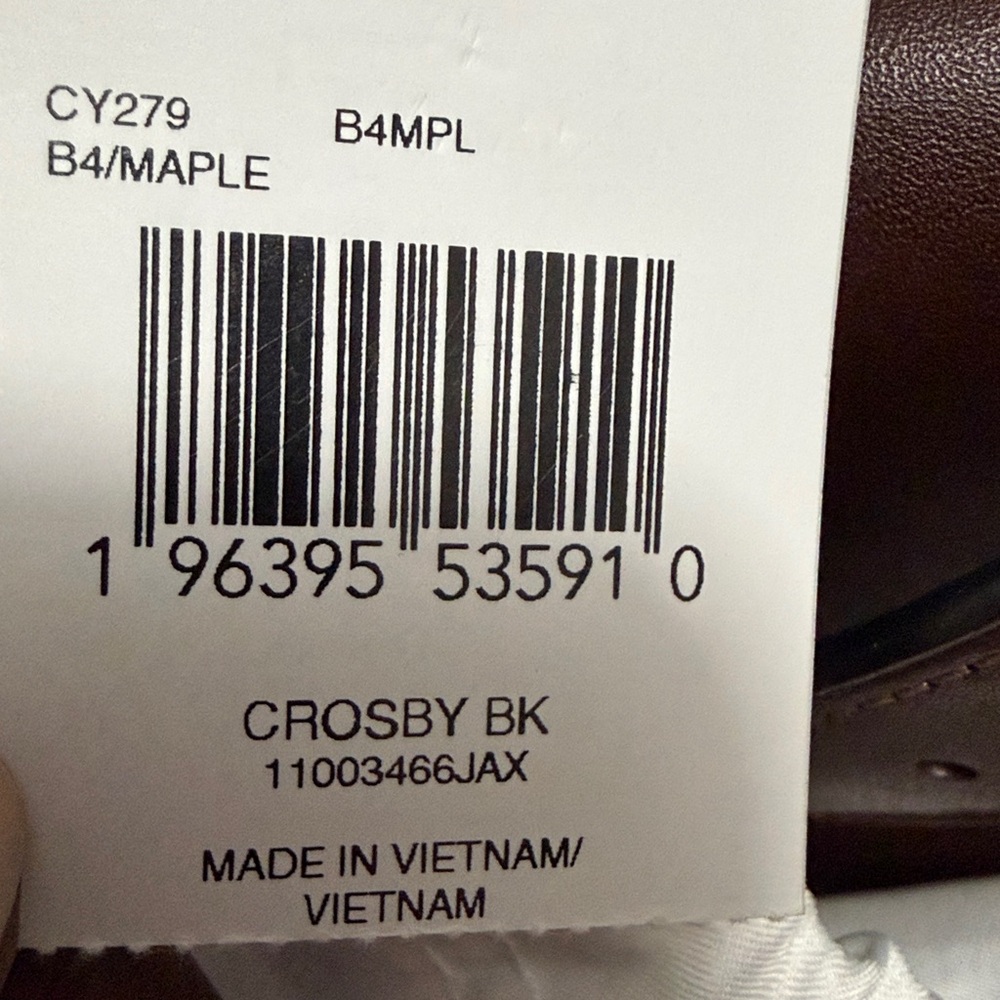 Authentic Coach Crosby 28 Backpack – Natural Grain Leather – Maple- New with Tag - Picture 11 of 11